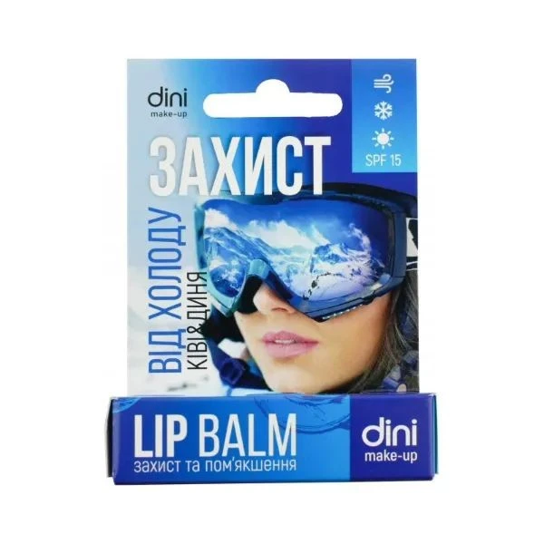 Помада гігієнічна Зимова ківі та диня 4,5г New Dini, шт