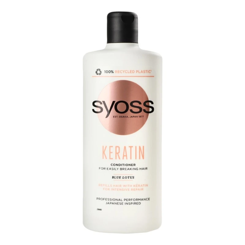 Бальзам для волосся Keratin Syoss, 440 мл