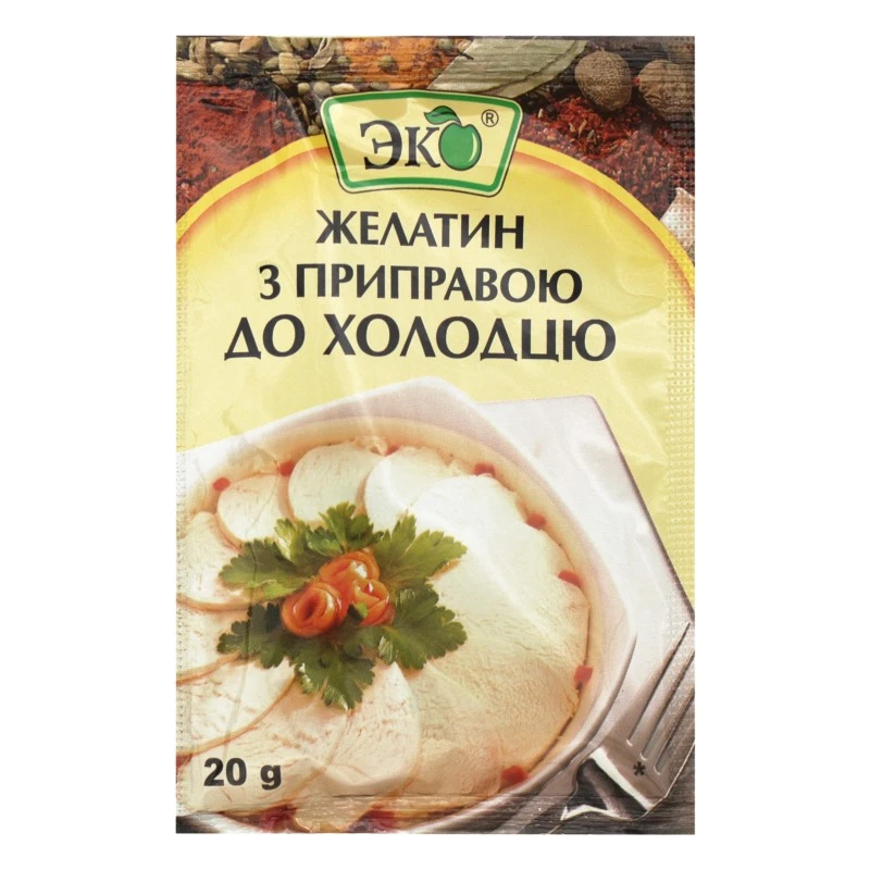 Желатин з приправою до холодцю Эко, 20 г