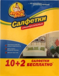 Серветки універсальні 30х38 см Фрекен Бок, 12 шт