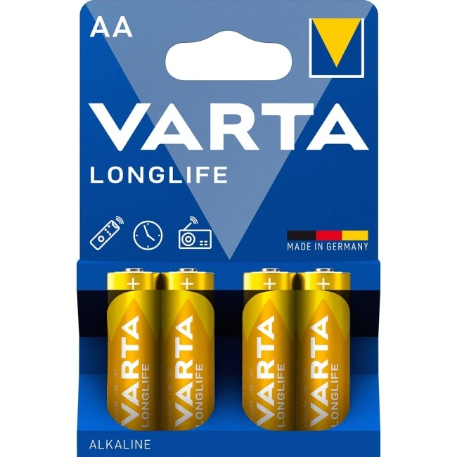 Батарейки AA 1.5V Varta, 4 шт