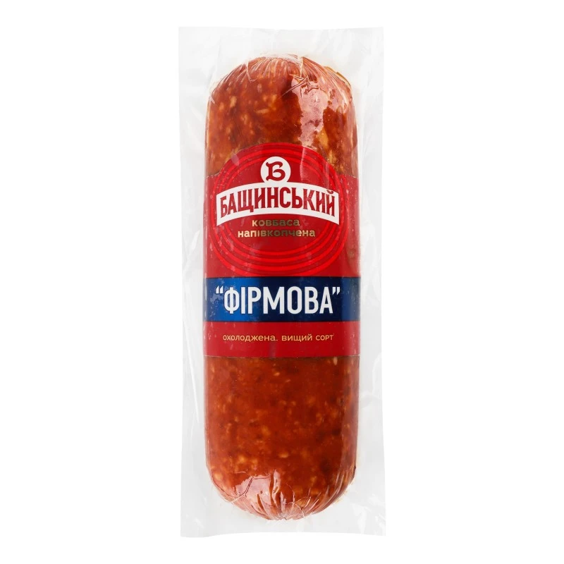 Колбаса полукопченая Фірмова Бащинський, 280 г