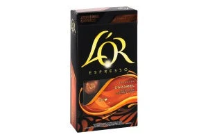 Кава натуральна смажена мелена у капсулах Espresso Caramel LOR к/у 52г