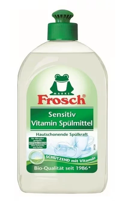 Засіб для миття посуду Sensitiv Vitamin Frosch, 500 мл