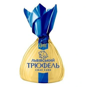 Цукерки шоколадні Львівський Трюфель зі смаком кави Світоч