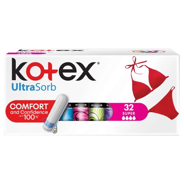 Тампони гігієнічні Super Кotex, 32 шт/уп.