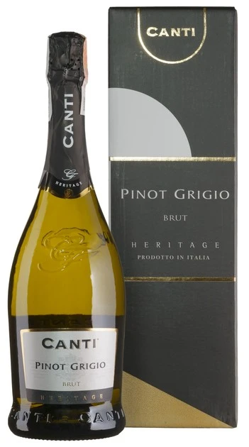 Вино iгристе біле брют Pinot Grigio Brut Blanc Canti, 0.75 л