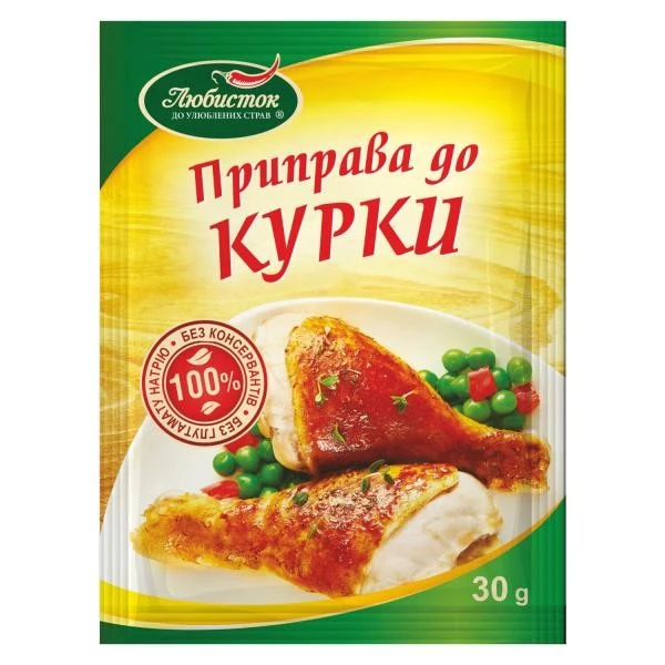 Приправа до курки Любисток, 30 г