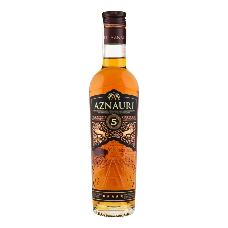 Коньяк 5 років Aznauri, 0.25 л