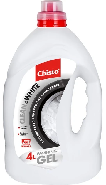 Гель для прання для білого Chisto, 4л