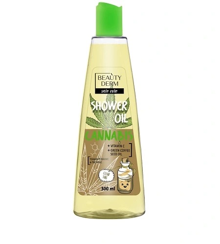 Олія для душа пінна Cannabis Beauty Derm, 300 мл
