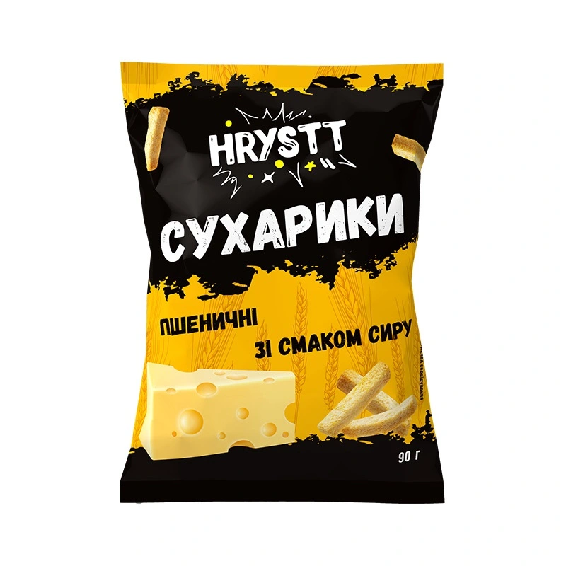 Сухарики зі смаком сиру Hrystt, 90 г