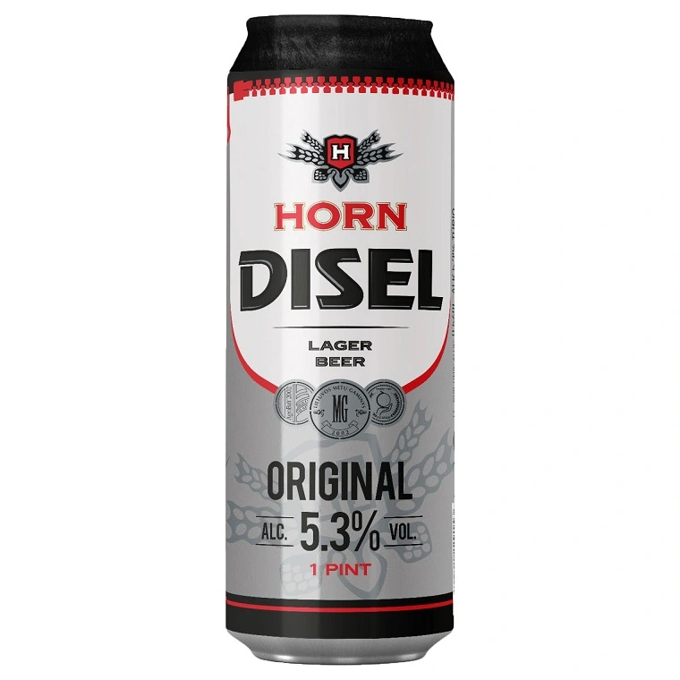 Пиво світле Original ж/б Horn Disel, 0.568 л