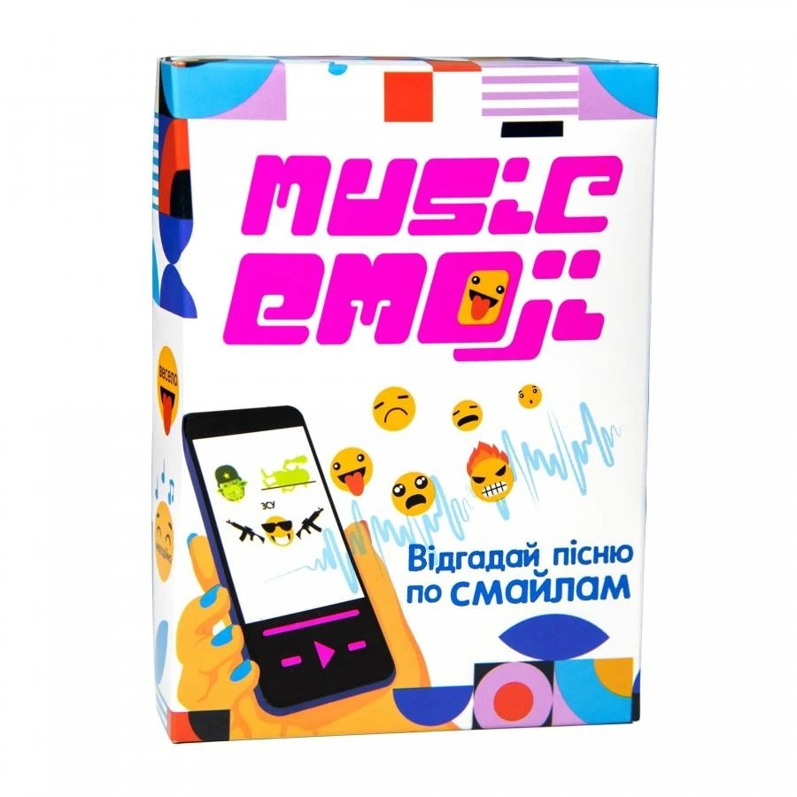 Гра настільна для дітей від 8років 30249 Music Emoji Strateg 1шт