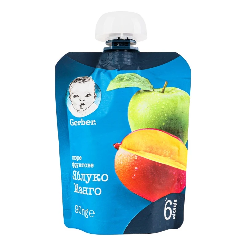Пюре яблуко-манго Gerber, 90 г