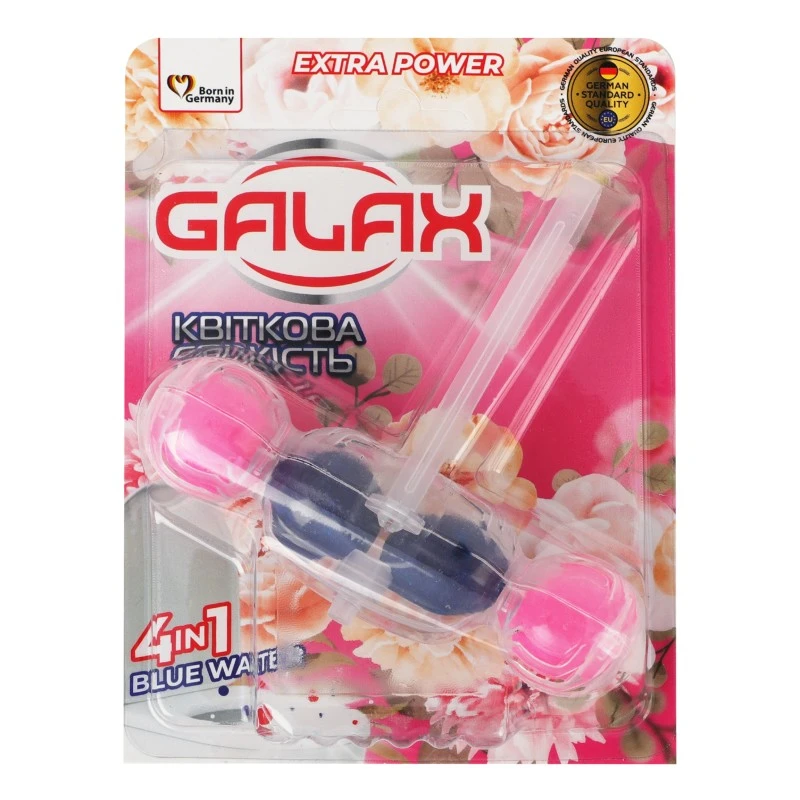 Блок для очищення унітазу Квіткова свіжість 55г Galax, 1 шт/уп.