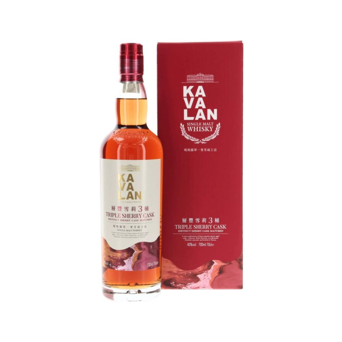 Віскі Triple Sherry Cask Kavalan, 0.7 л