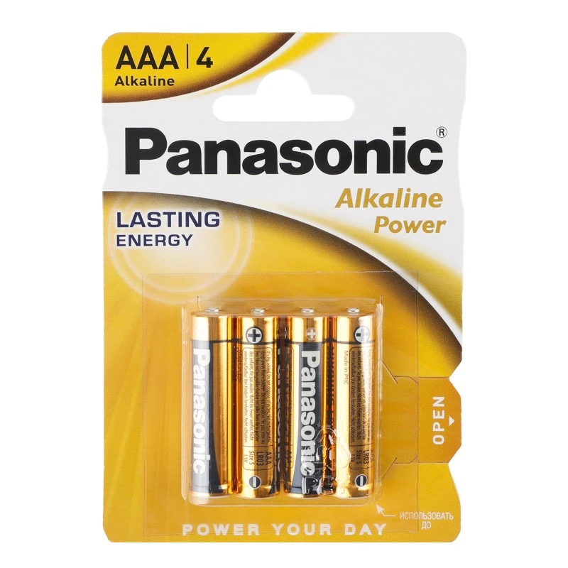 Батарейки LR03 Alkaline Power PR Panasonic, 4 шт