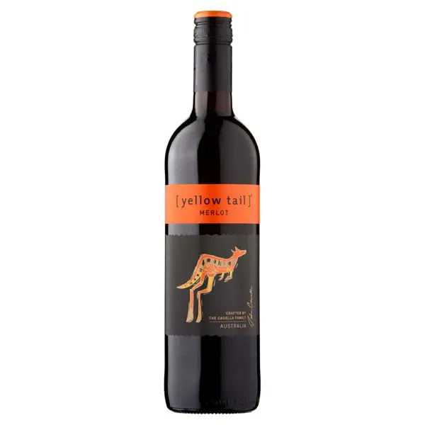 Вино червоне напівсухе Merlot Yellow Tail, 0.75 л