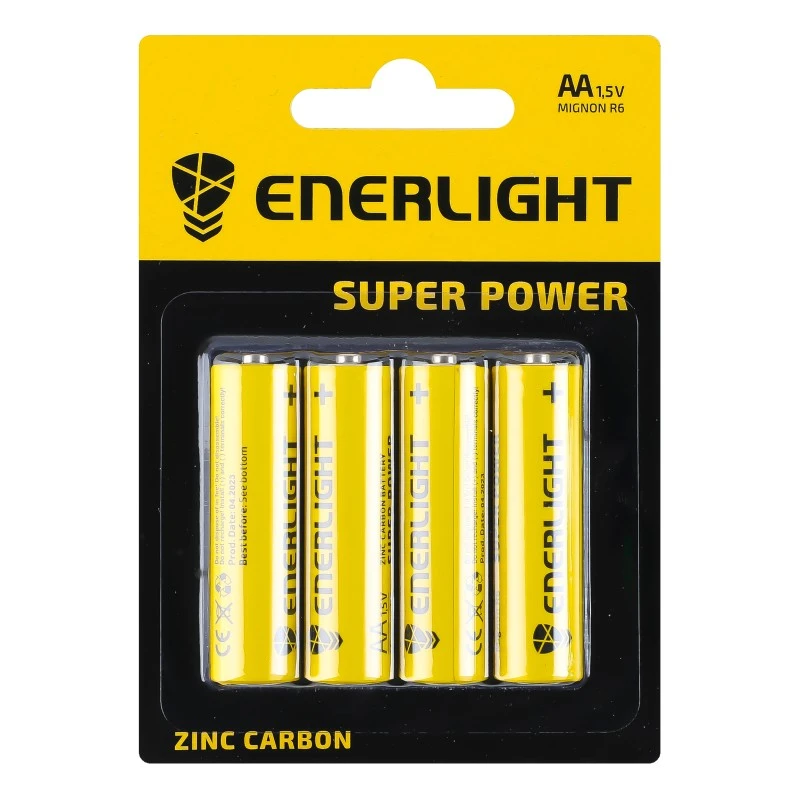 Батарейка AA 1.5V R6 Super Power Enerlight, 4 шт