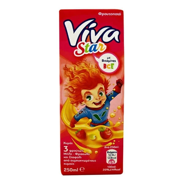 Напій соковий Яблуко-Виноград Viva Fresh, 0.25 л