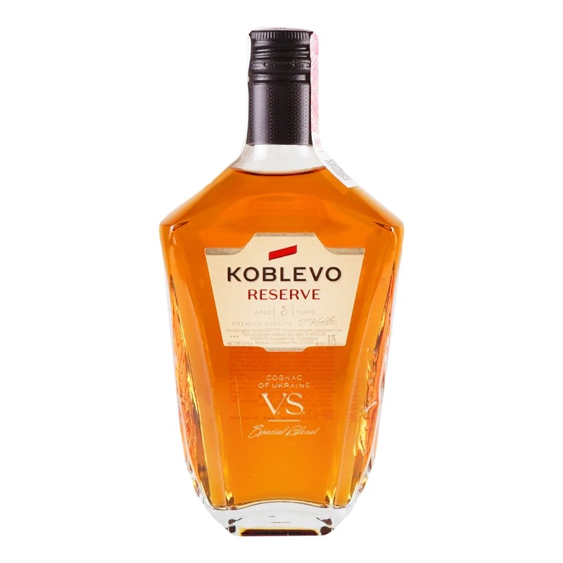 Коньяк 3 зірки Reserve Koblevo, 0.25 л