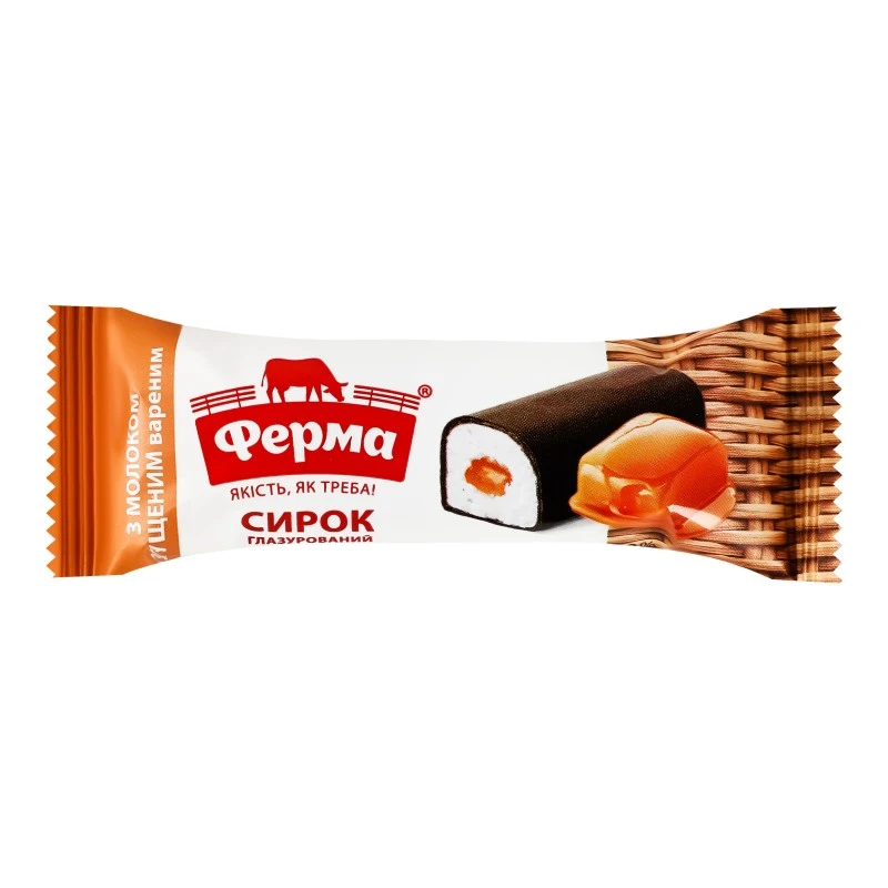 Сирок глазурований 23% Згущене молоко Ферма, 36 г
