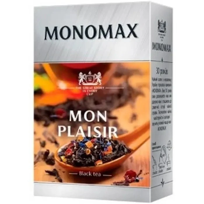 Чай листовий чорний Mon Plaisir Monomax, 80 г