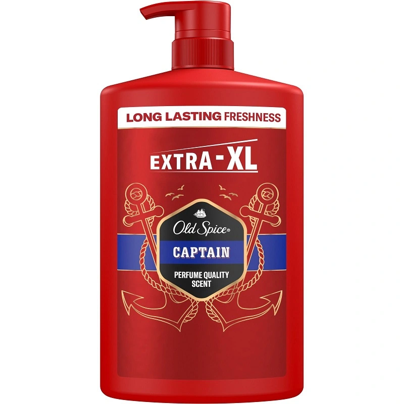 Гель для душу та шампунь Captain Extra-XL 2*1 Old Spice, 1 л