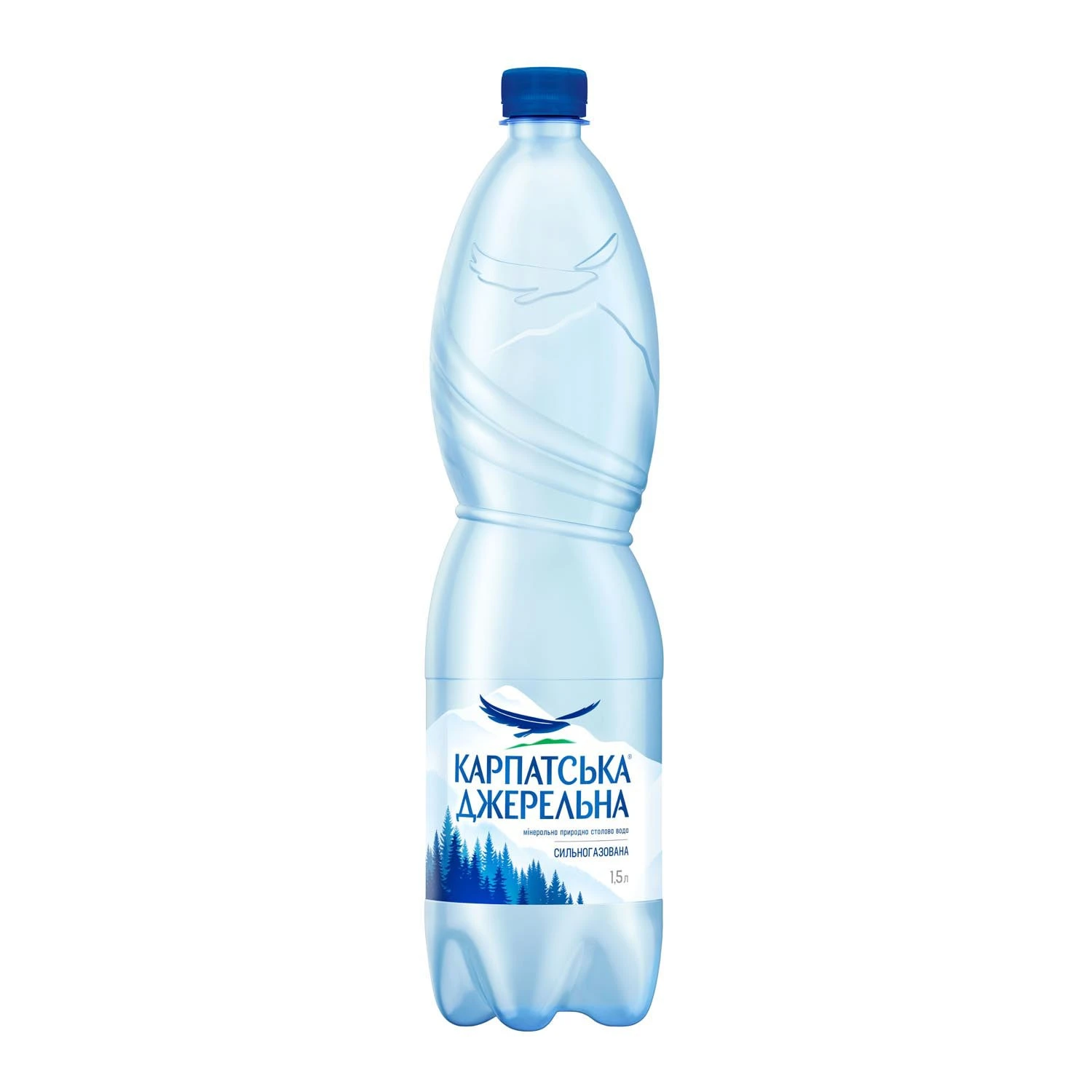 Вода газована Карпатська Джерельна, 1.5 л