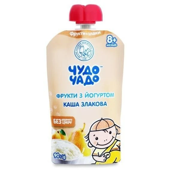 Пюре Фруктово-ягідне Злаки Чудо-Чадо, 90 г