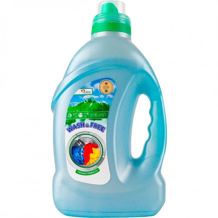 Гель для прання універсальний Wash&amp;Freee, 2 л