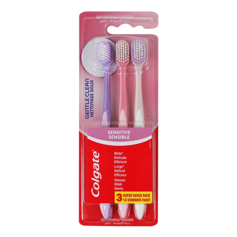 Щітка зубна  Дбайливе очищення Colgate, 3 шт