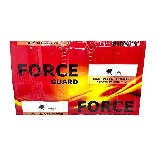 Пластини від комарів, мух та ос Force, 10 шт