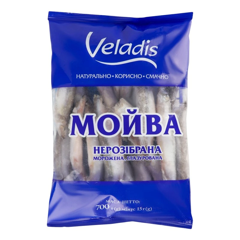 Мойва заморожена нерозібрана Veladis, 700 г