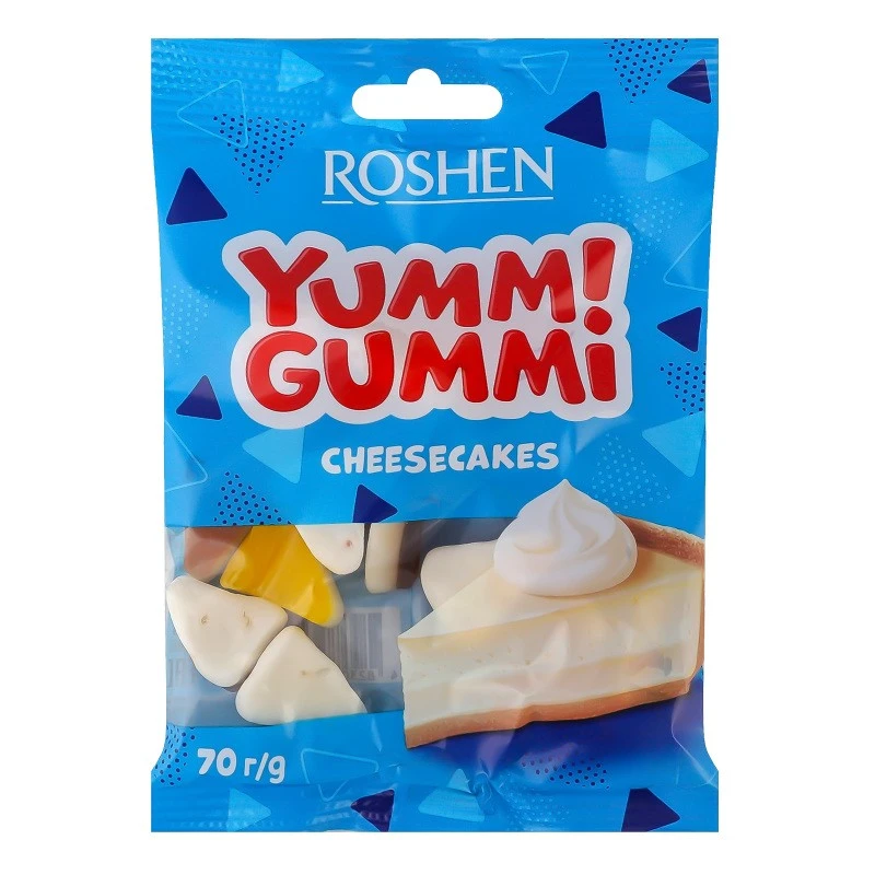 Желейні цукерки Yummi gummi Cheesecakes Рошен, 70г