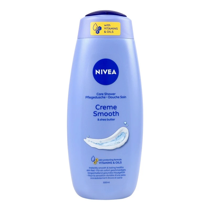 Гель-догляд для душу shower крем смус та олія ши Nivea, 500мл