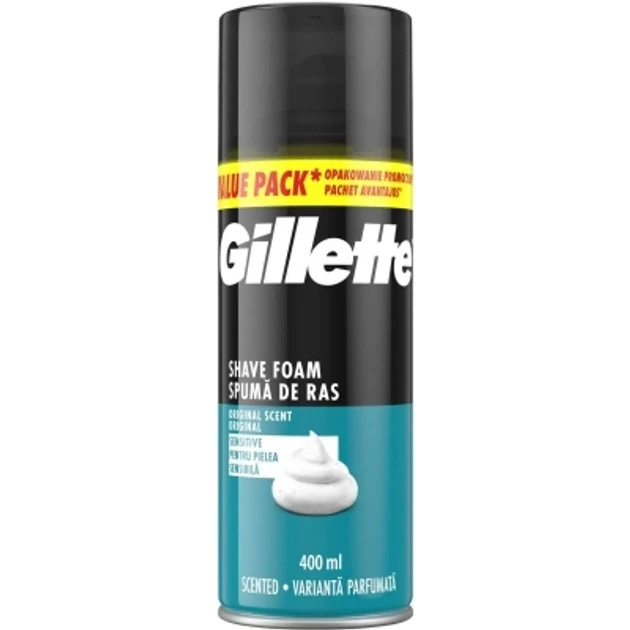 Піна для гоління ориджинал Gillette, 400 г