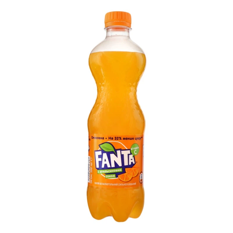 Напій газований Апельсин Fanta, 0.5 л