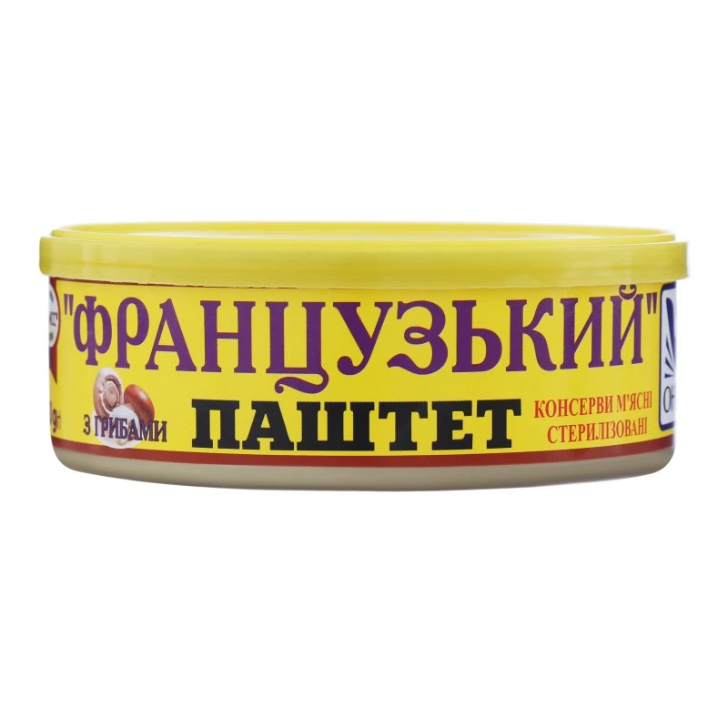 Паштет Французький з грибами Онисс, 240 г