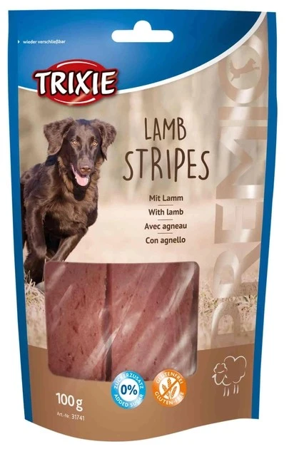 Ласощі для собак Lamb Stripes Trixie, 100 г