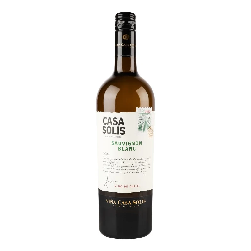 Вино біле сухе Sauvignon Blanc Casa Solis, 0.75 л