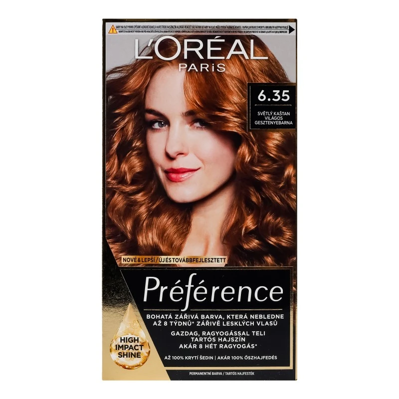 Крем-фарба для волосся Preference 6.35 L&#039;Oreal Paris, 1шт