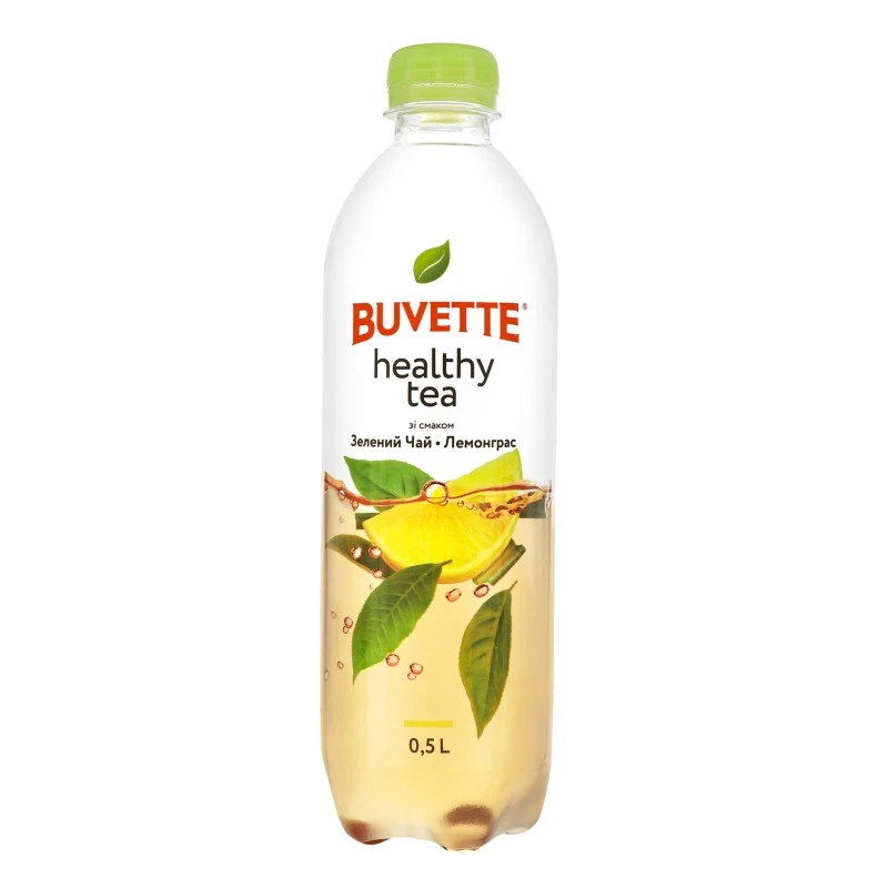 Напій соковмісний Зелений чай-Лемонграсс Buvette, 0.5 л
