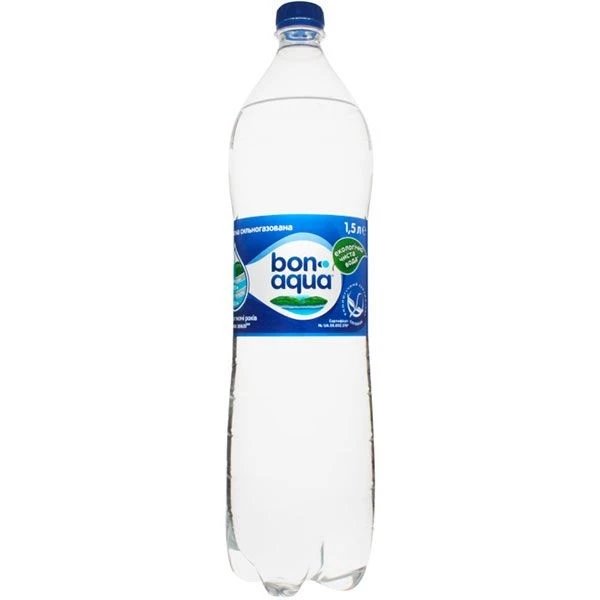 Вода газована BonAqua, 1.5 л
