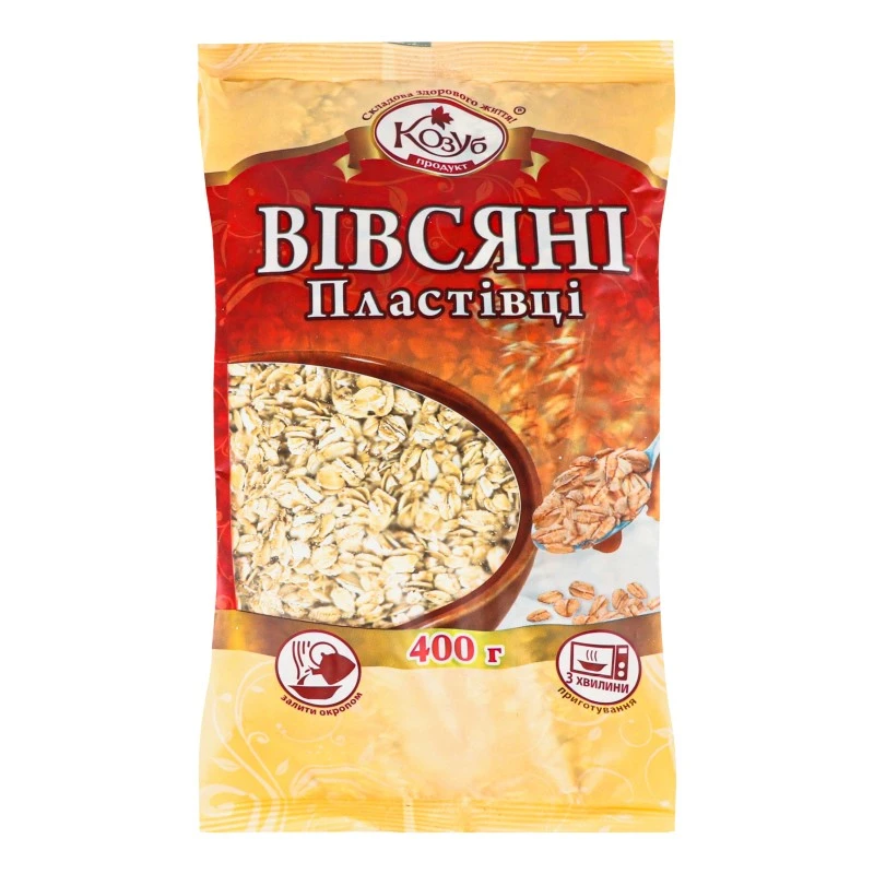 Пластівці вівсяні Козуб, 400 г