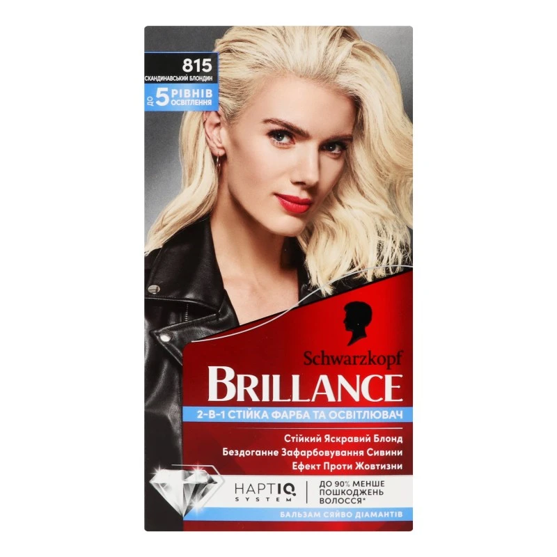 Фарба для волосся Brillance 815 Schwarzkopf, 1шт