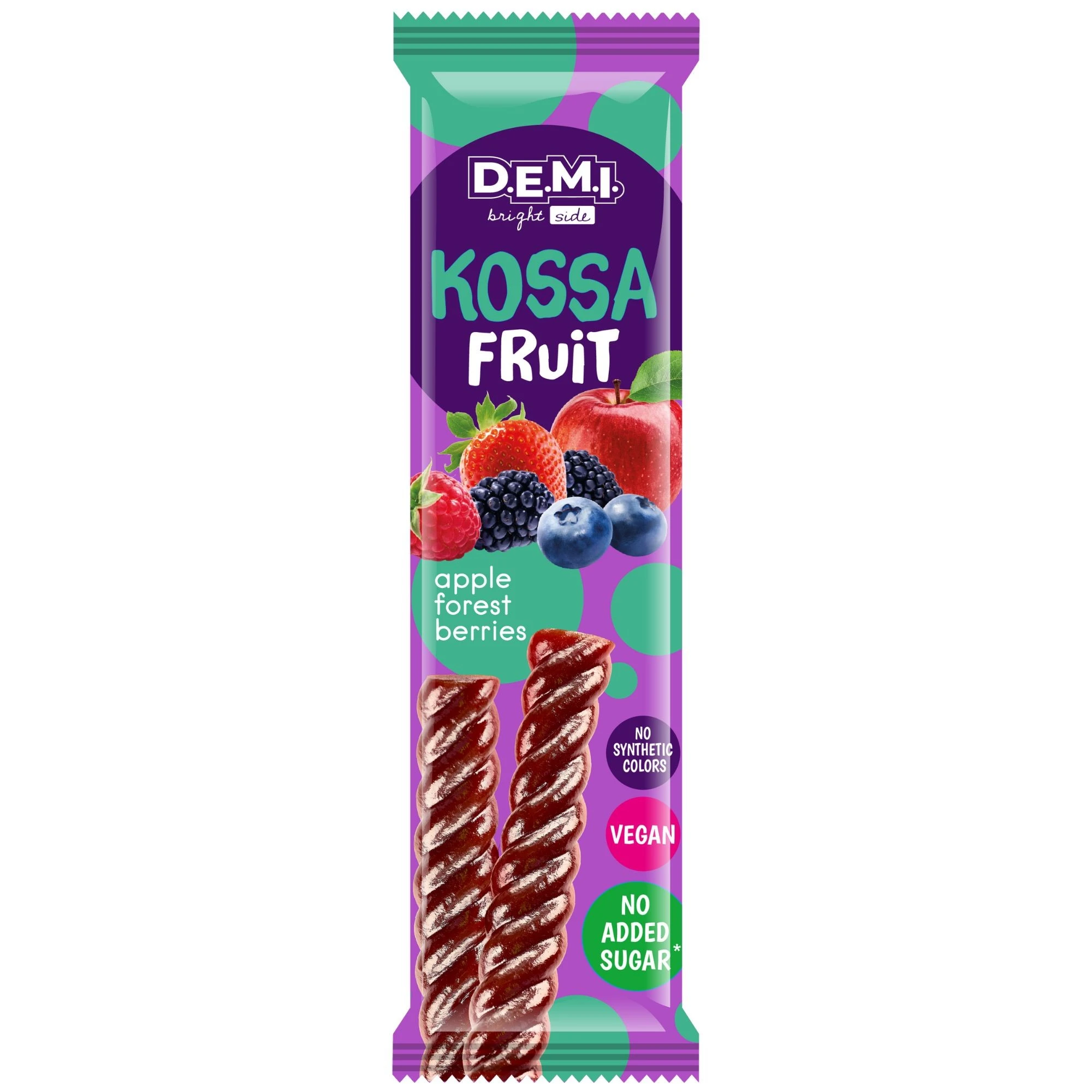 Пастила фруктова &quot;Kossa Fruit&quot; із соком лісових ягід ТМ D.E.M.I. Saleks, 15г