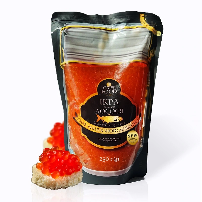 Ікра імітована зі смаком Лосося Caps Food, 250 г