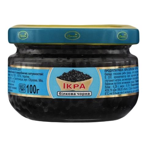 Ікра білкова чорна Русалочка, 100 г